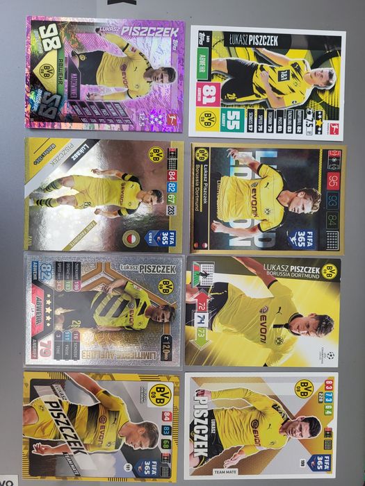 Topps Panini Piszczek Łukasz karta 8 sztuk limited edition