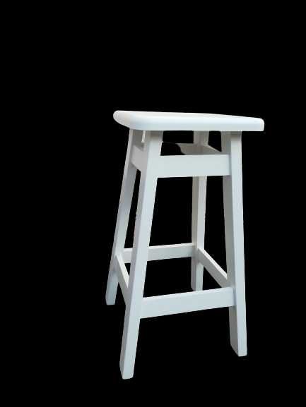 NOWY prosty klasyczny SOLIDNY taboret 60 cm hoker drewniany STOŁEK