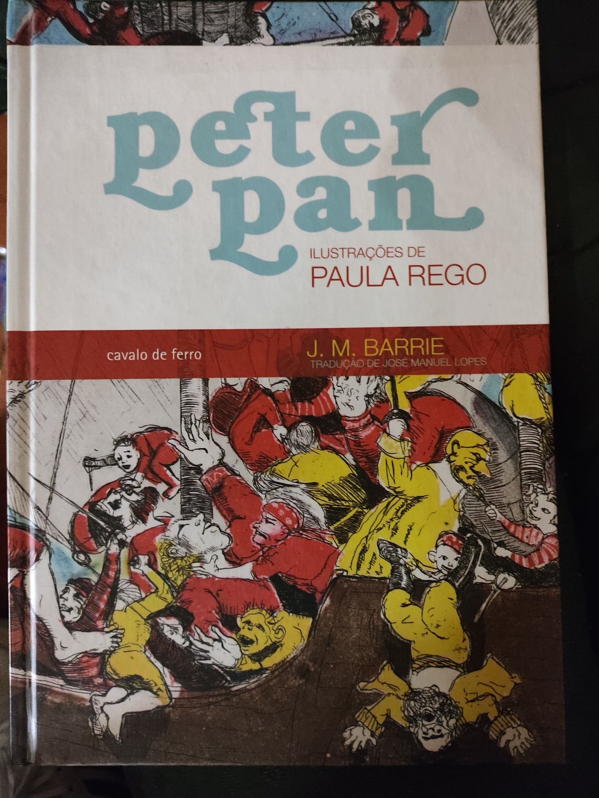 Livro Peter Pan J. M. Barrie ilustrações Paula rego