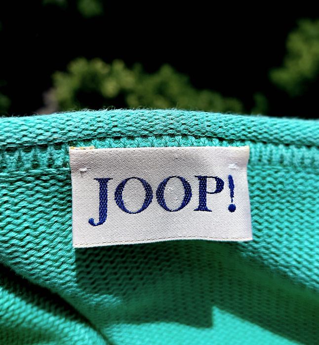 Sweter JOOP! zielony rozm. 56 piękny odcień premium design sartorial