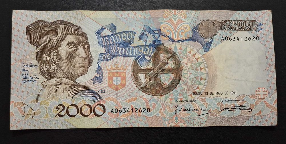 Portugal - nota de 2000 escudos 1991