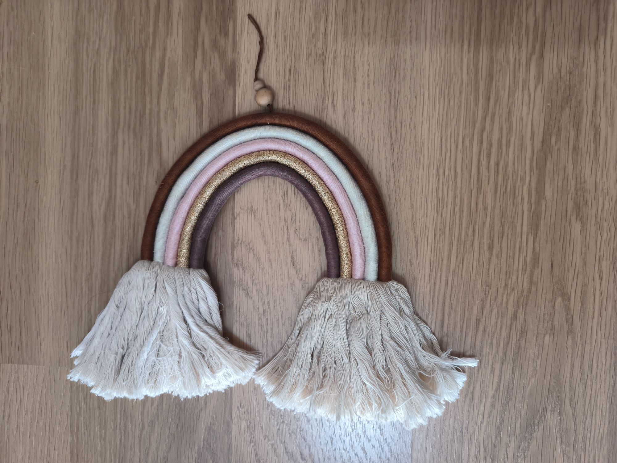 Arco iris tecelagem parede decoração