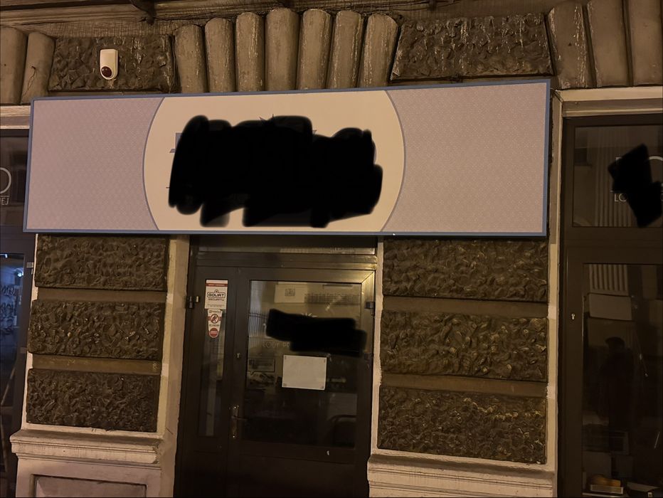 Kasteon reklamowy baner podświetlany duży