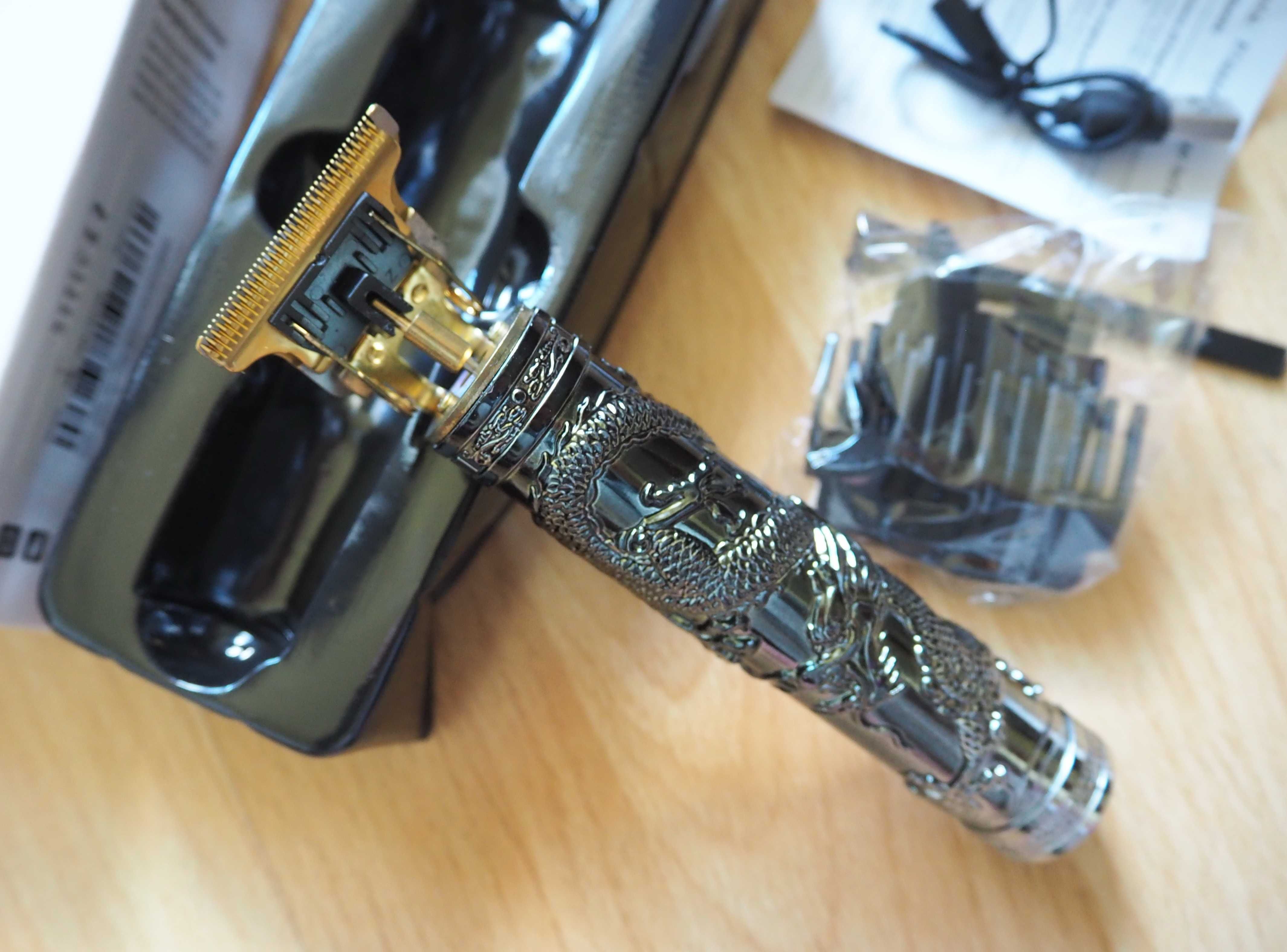 Elektryczna maszynka do strzyżenia golarka Trymer barber - usb