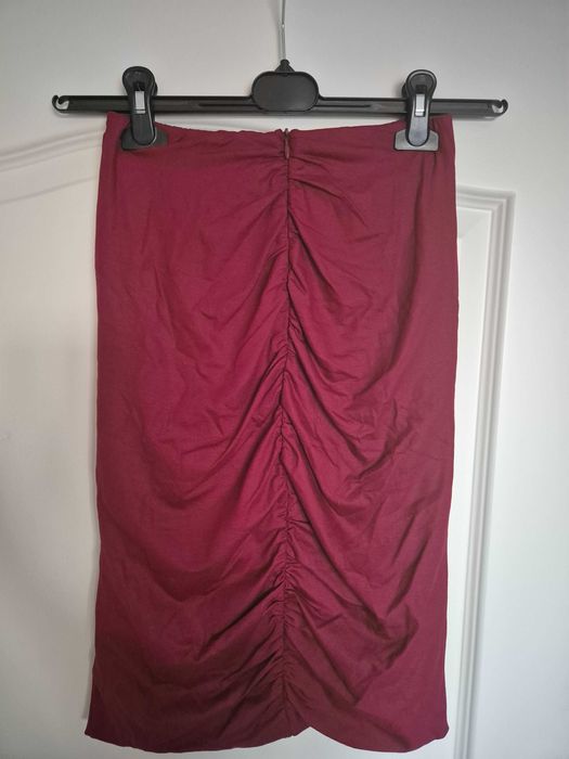 Risk made in Warsaw spódnica Slimkim bordo r. XS - NOWA