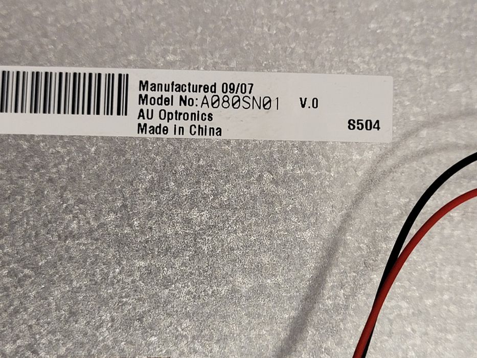 Matryca A080SN01 V.0 Wyświetlacz LCD AUO AU Optronics