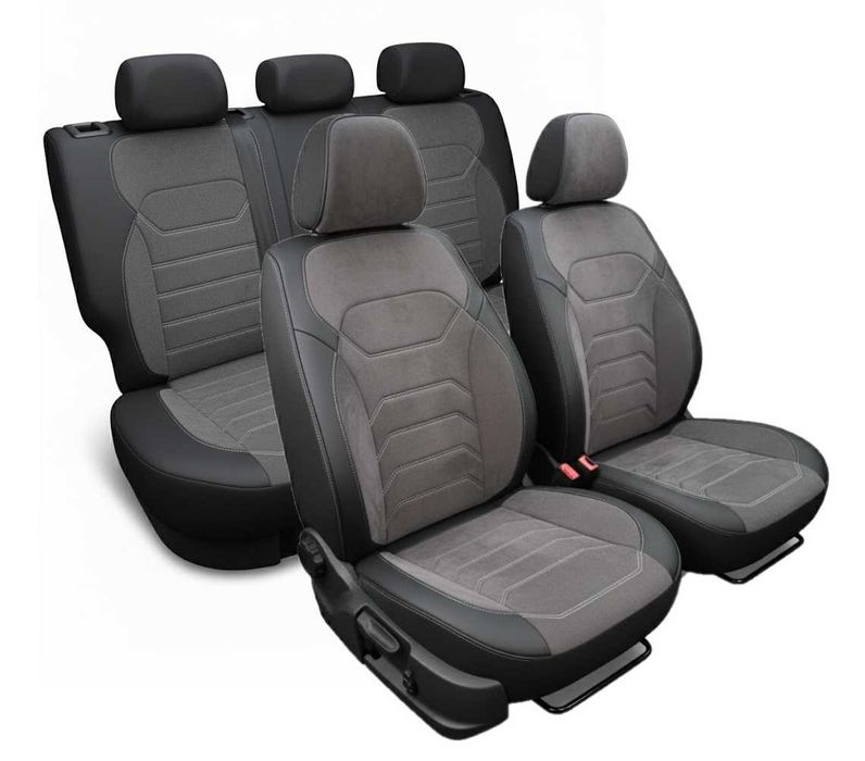 5D Чохли на сидіння -НА ВСІ АВТО-Autovalom -Преміум Якість--ПЕРІД+ЗАД-