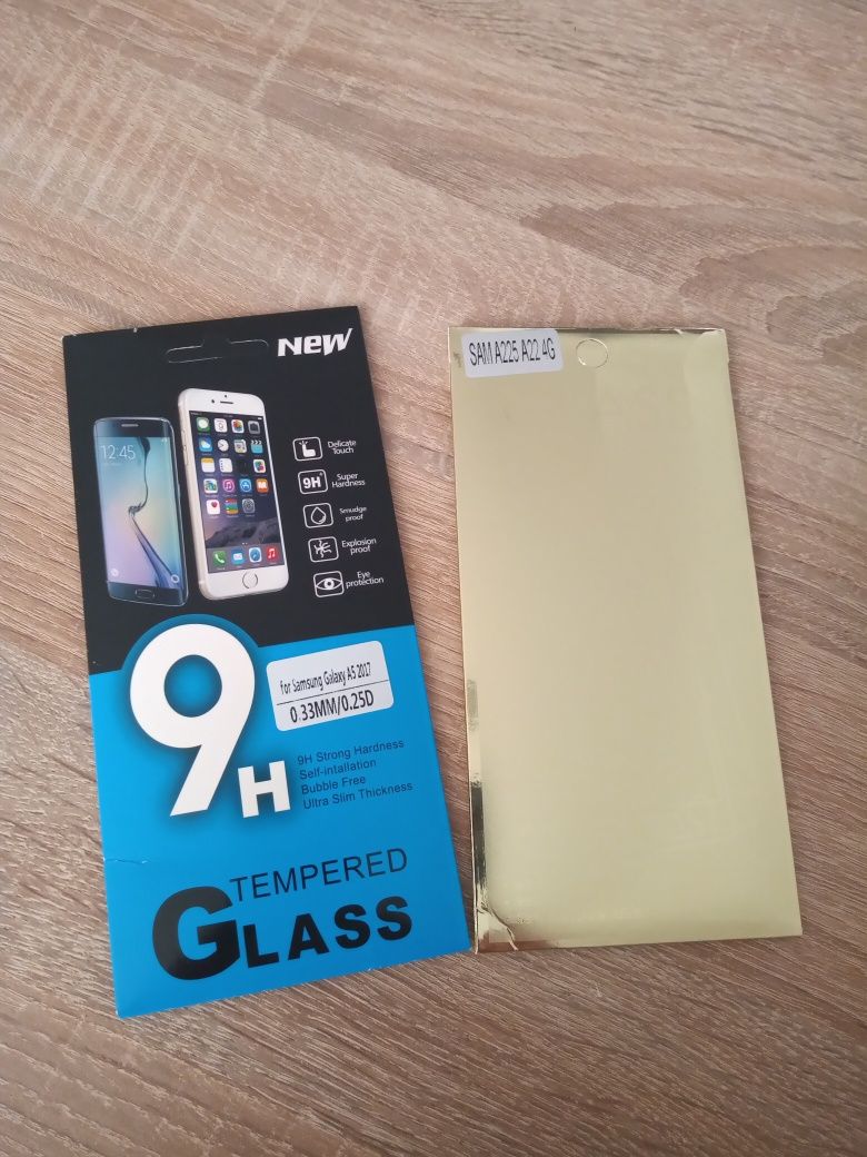Szkła hartowane x2 do Samsung - nowe.