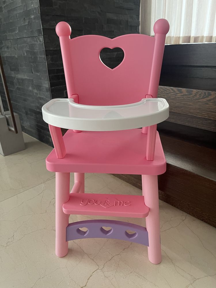 Cadeira alta para boneca