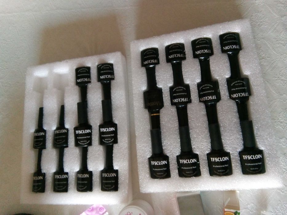 KIT conjunto pra fazer verniz gel +maquina REMOVER verniz a vapor novo