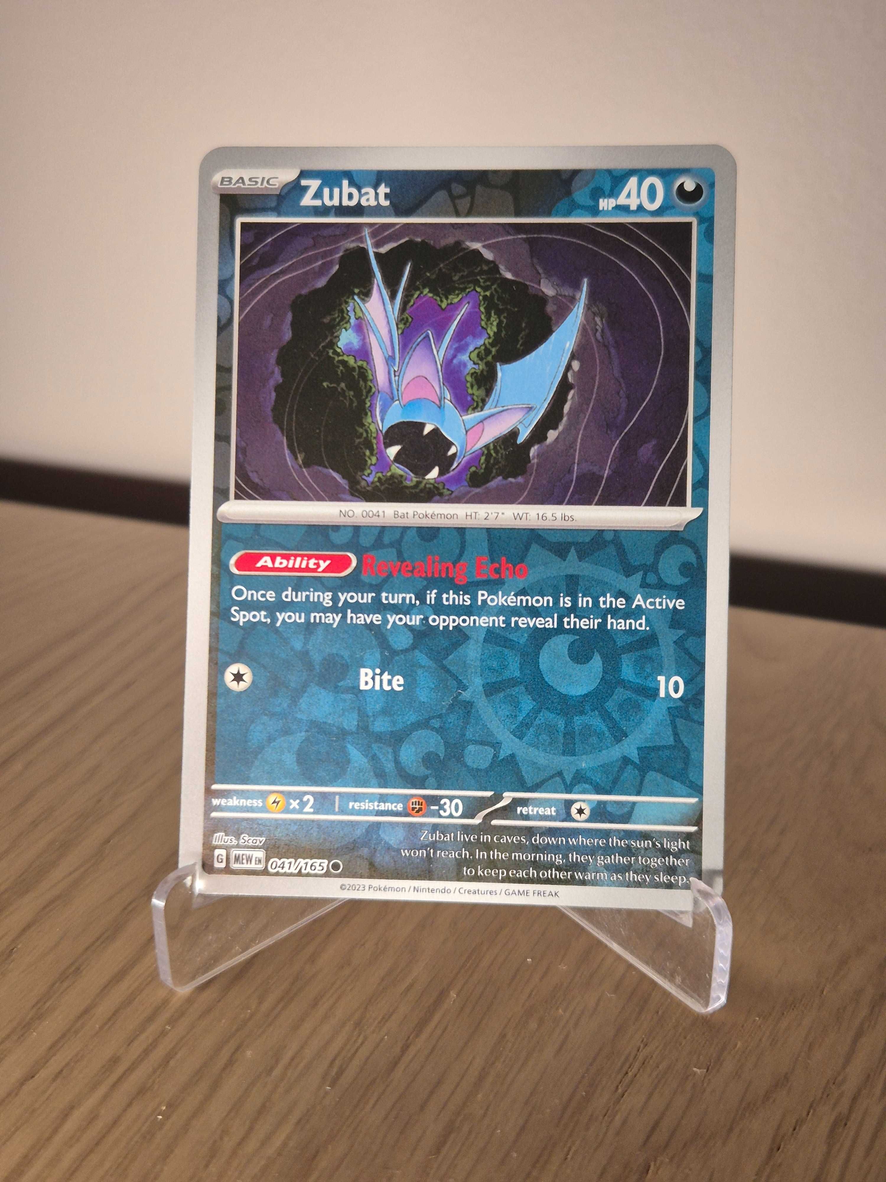 Karta Pokemon TCG: Zubat (MEW 041)