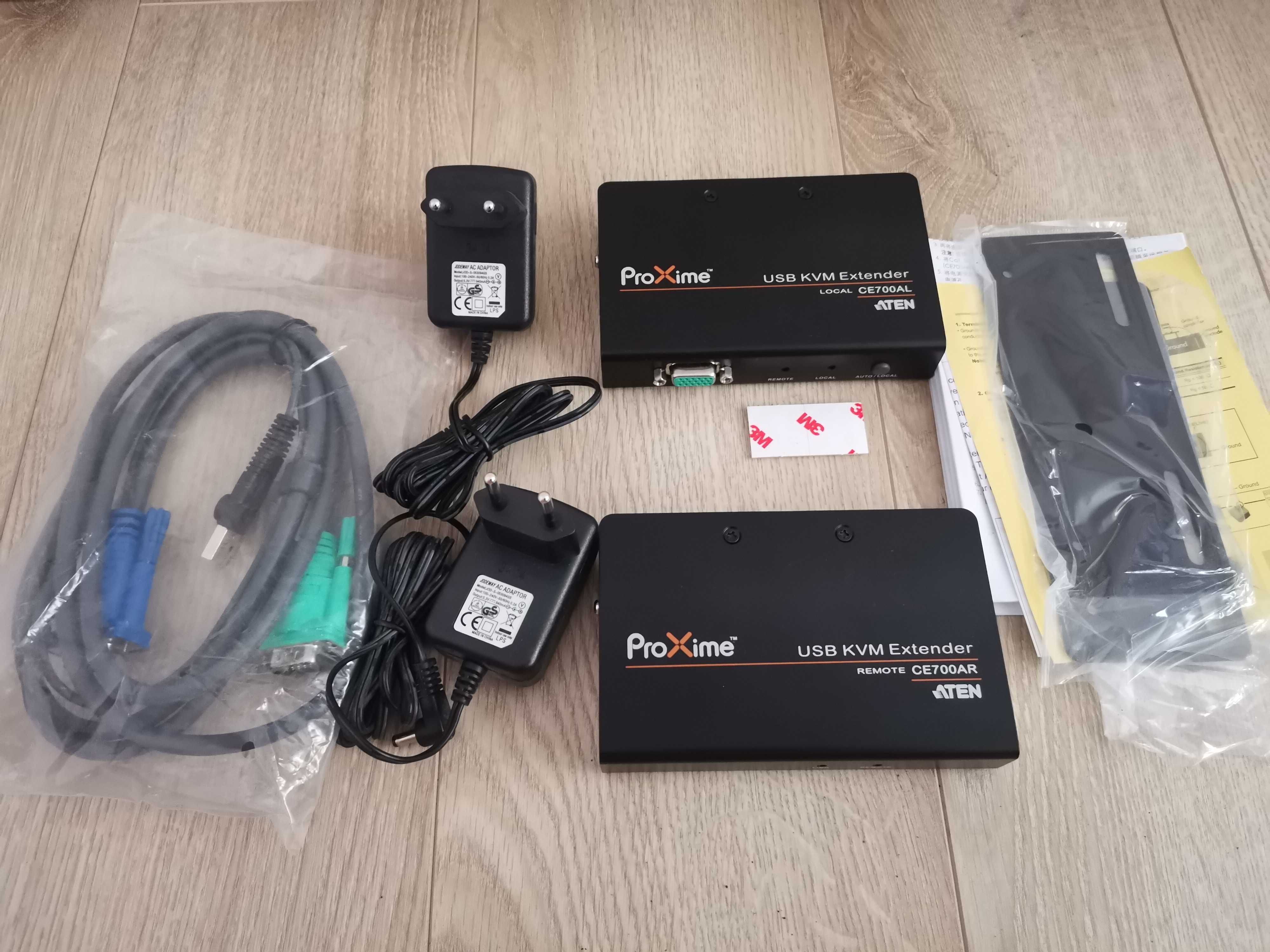 Przedłużacz Extender KVM USB CE700A