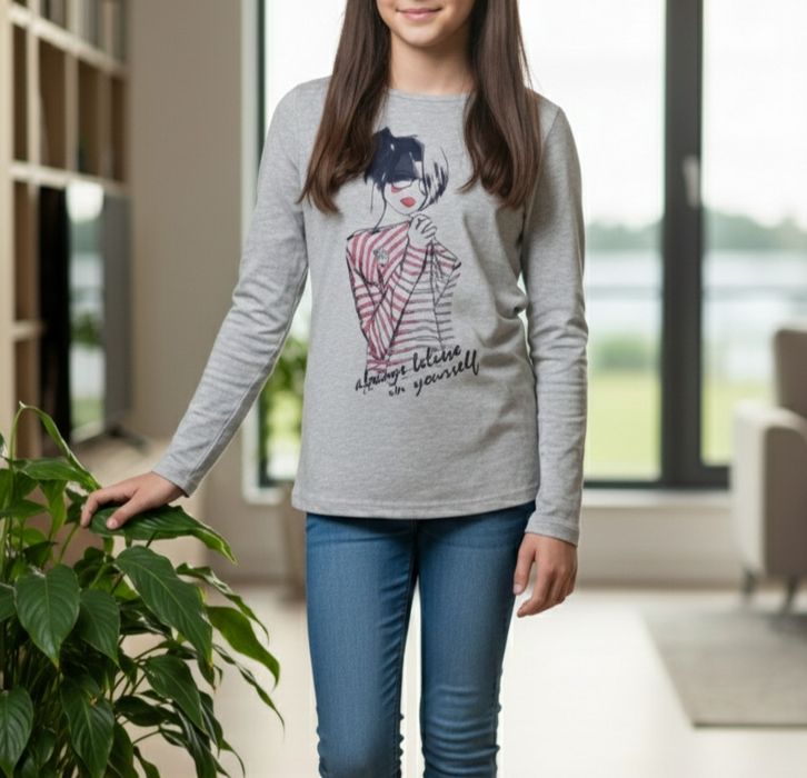 Стильный Модный Реглан "IntelliGent store" для Девочки (10-13 лет).