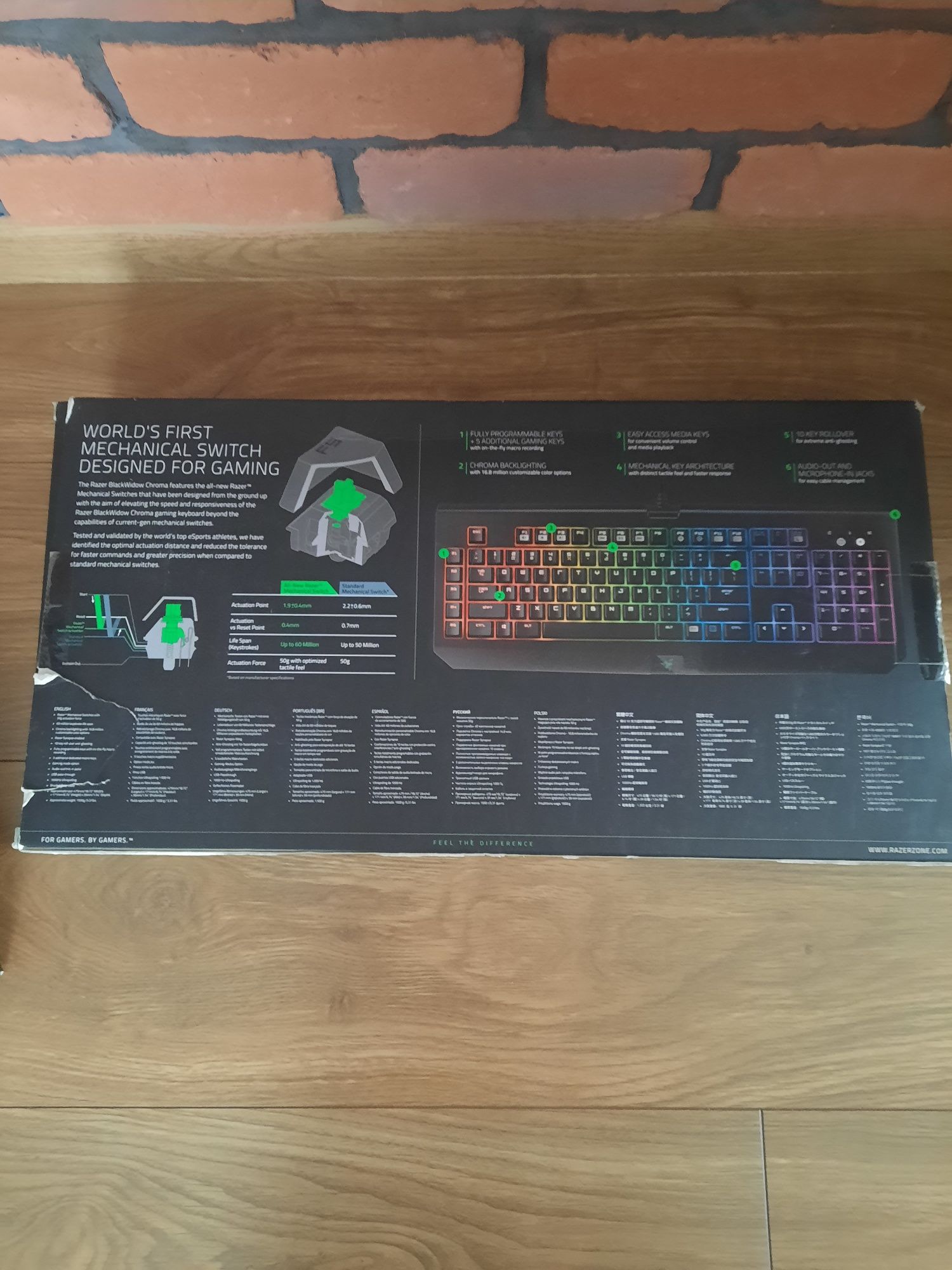 Klawiatura Razer BlackWidow Chroma