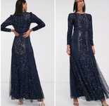 maya deluxe cekinowa sukienka tiulowa maxi s 36 m 38 L
