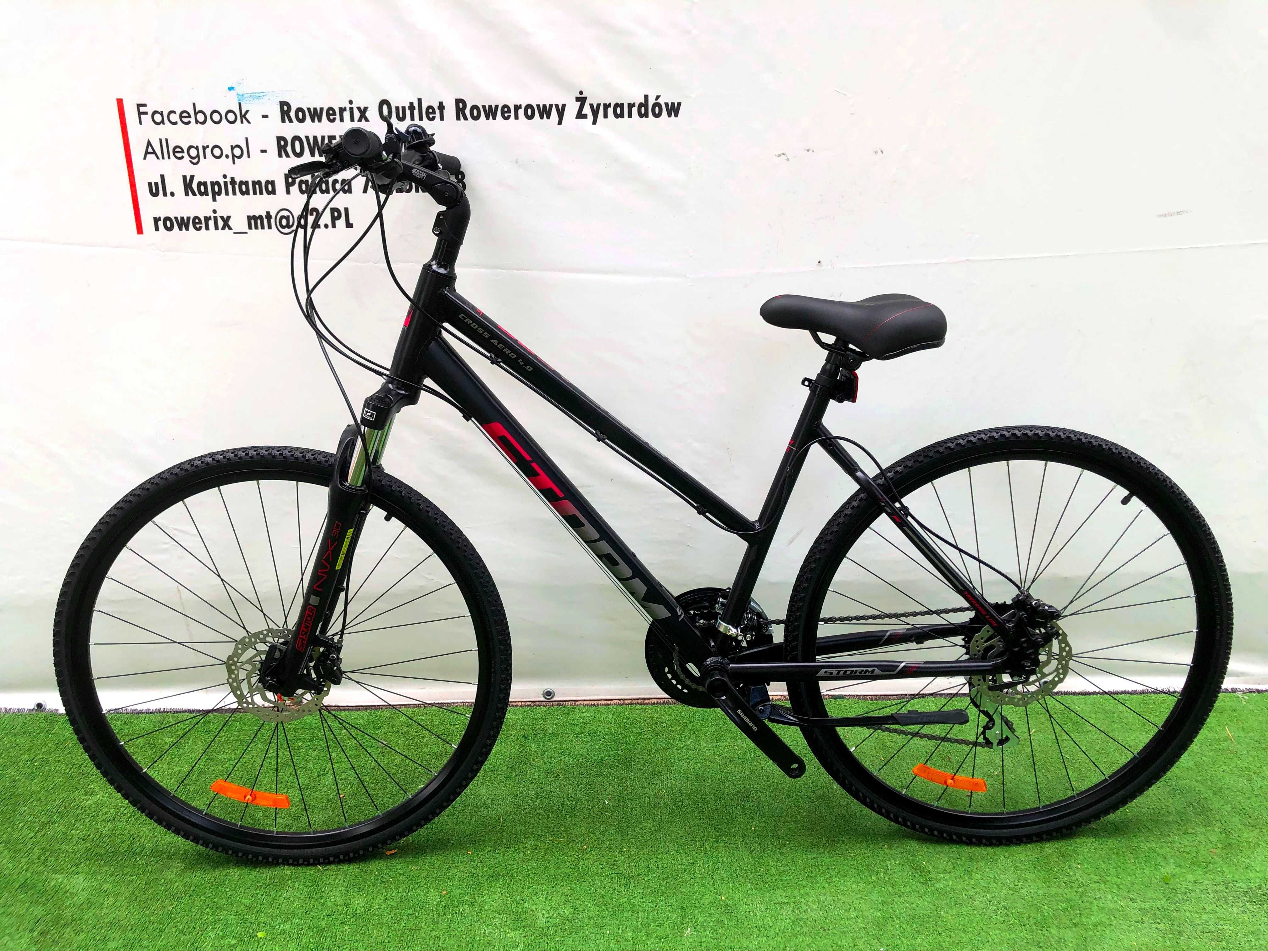 *Nowy STORM CROSS AERO LADY 4.0* Koła 28" Shimano Acera Hydraulika