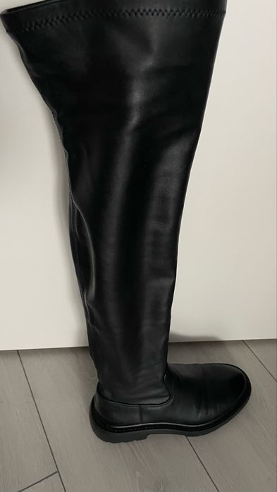 Zara соботи сапоги ботфорти чулки