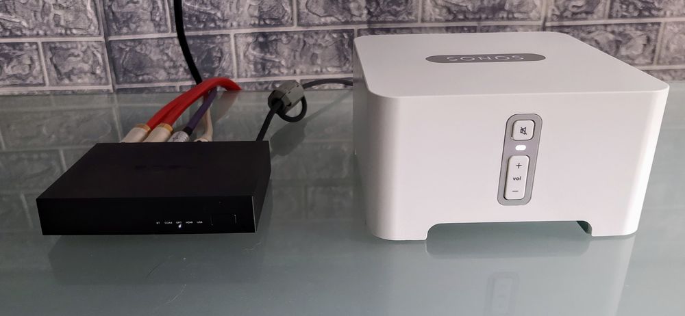 Wzmacniacz Denon, streamer SONOS, DAC S.M.S.L