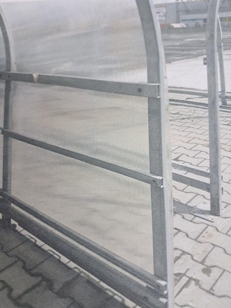 Tunel z poliwęglanu - stelaż ocynk (2,6m x 4.2m) wysokość 2.3m