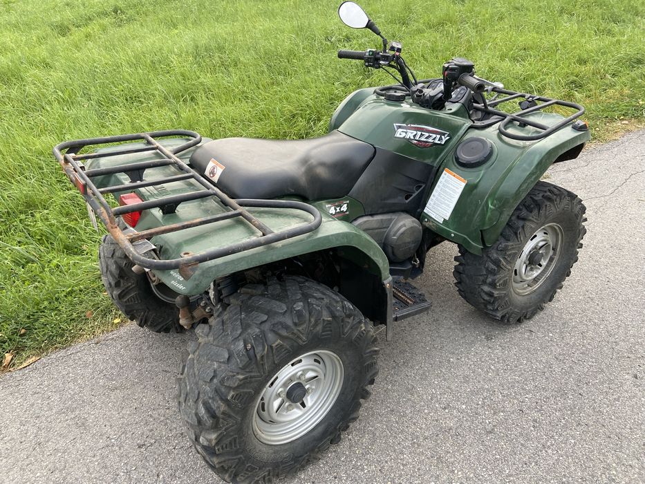 Wahacz piasta zwrotnica lewa prawa półoś lewa prawa przód grizzly 450