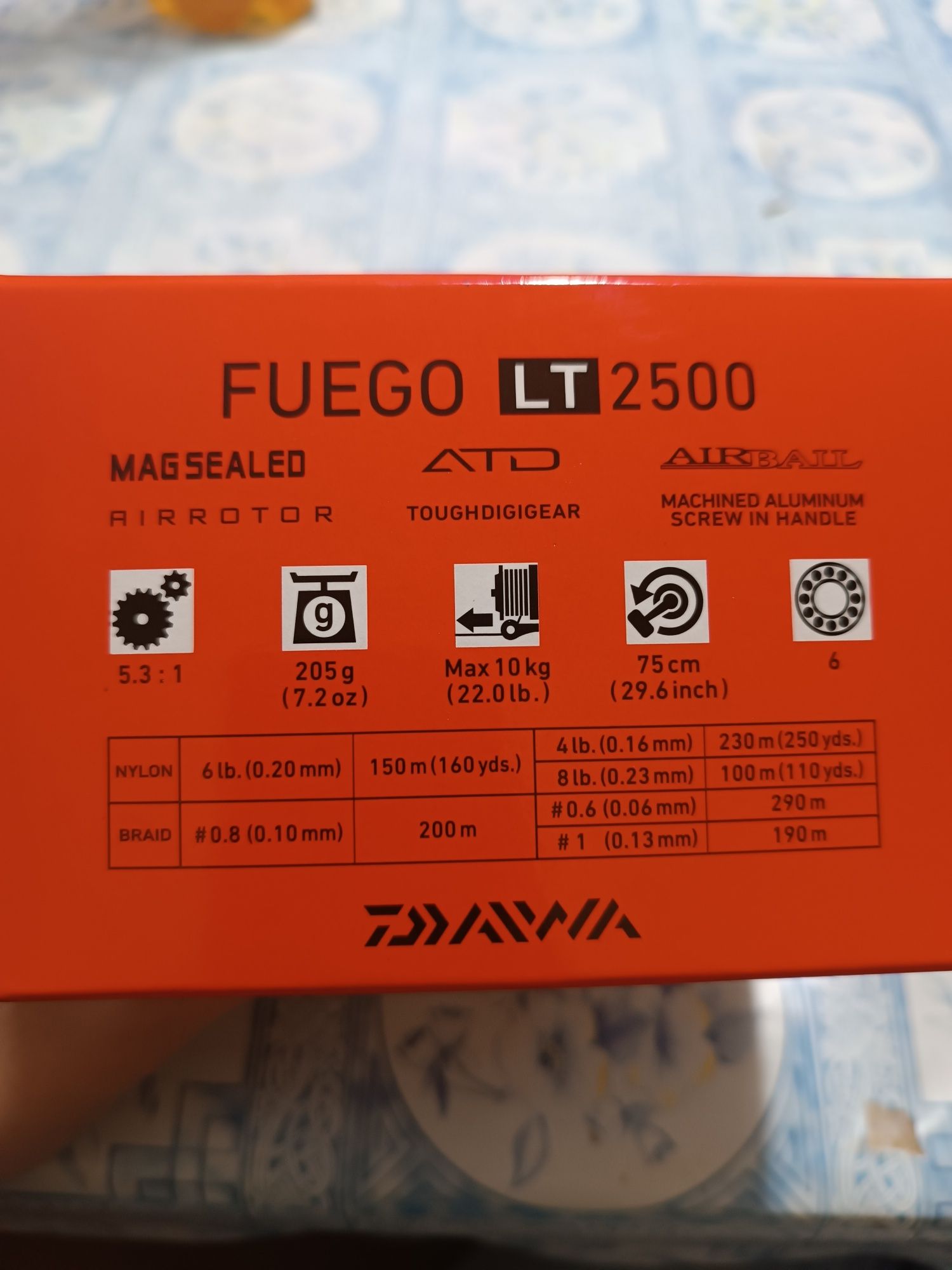 DAIWA FUEGO lt 2500 катушка для рыбалки