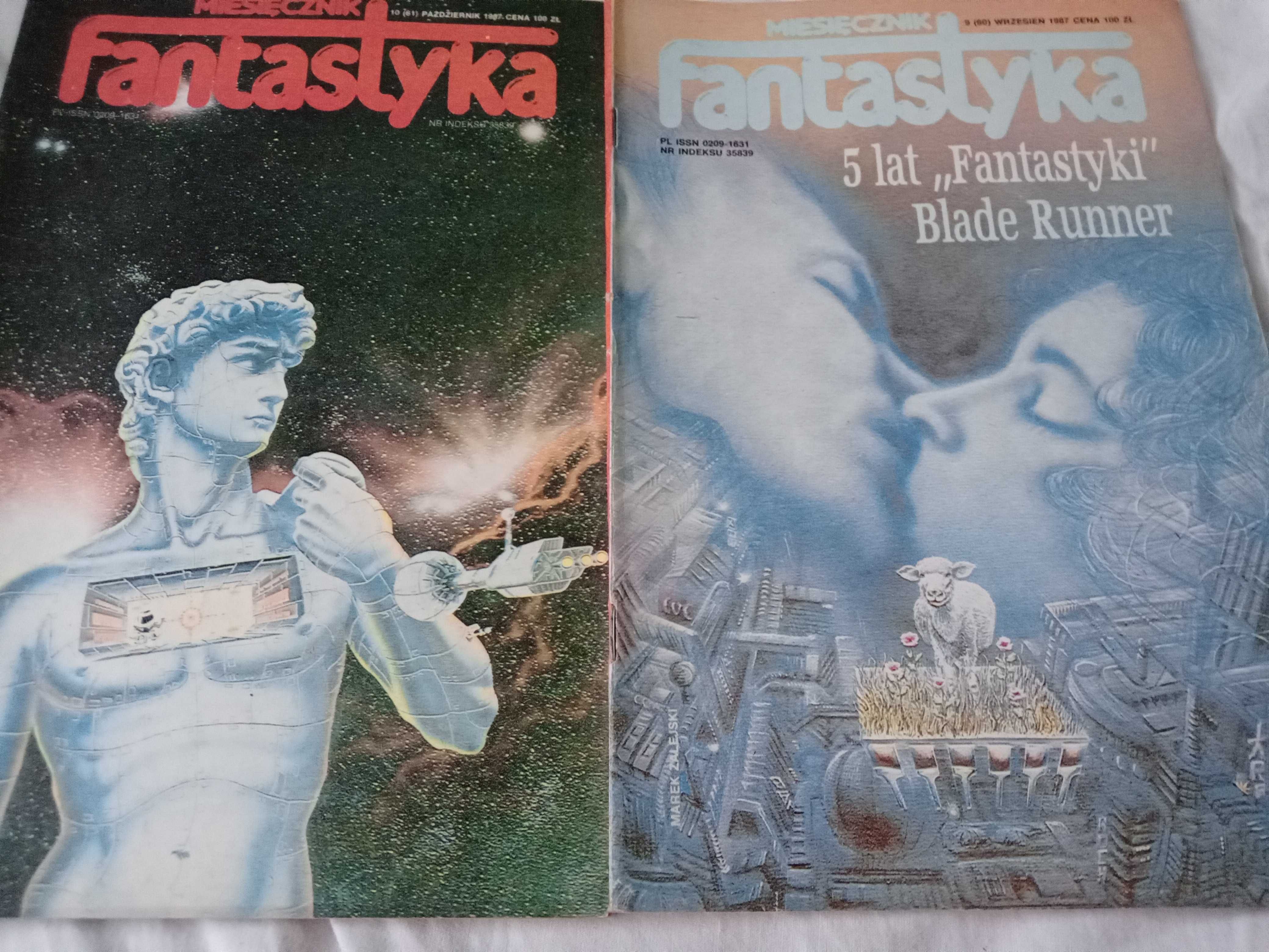 Fantastyka - zestaw 12 egzemplarzy z roku 1987