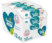 Pampers Chusteczki Sensitive 12x52 szt.