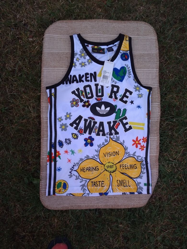 Adidas koszulka Pharrell Williams Doodle top Xs