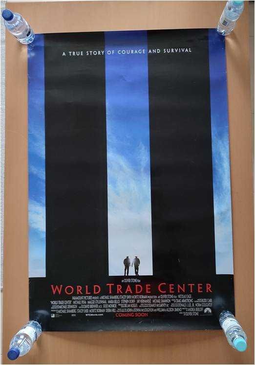 Cartaz/Poster de cinema "World Trade Center" original de 2005