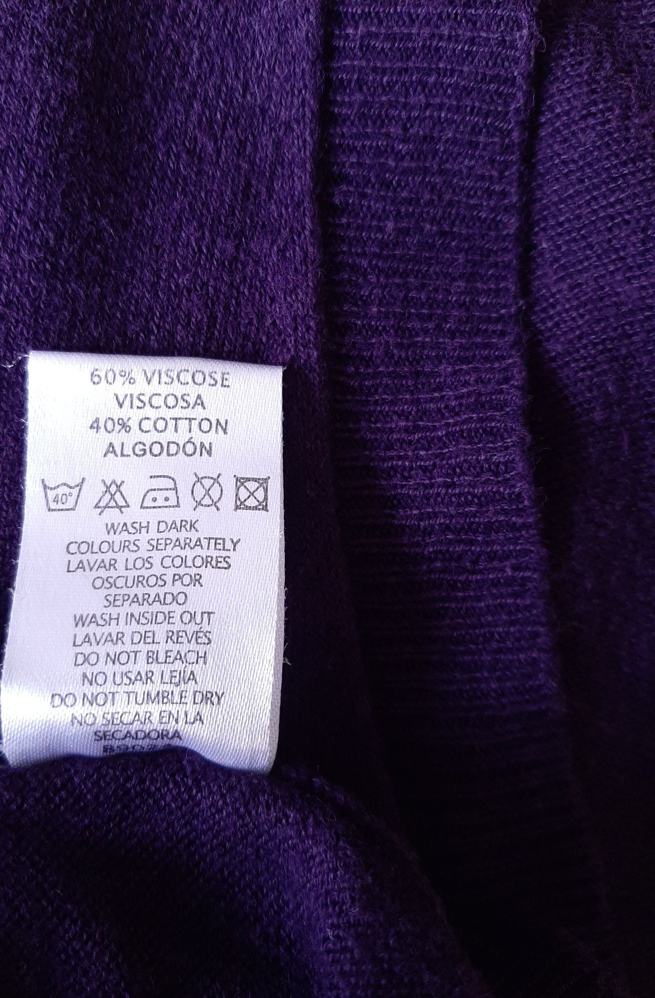 Atmosphere bluzeczka sweterkowa cienka r. 36 S , 60% wiskoza 40% baweł