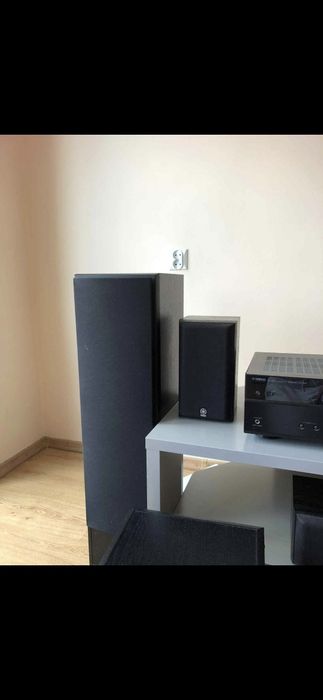 Kino domowe Yamaha rx-V481 plus oryginalne głosniki Yamaha łącznie 6