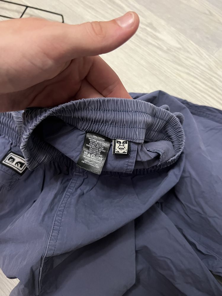 Спортивні штани OBEY Baggy Rap Pants Blue M y2k sk8