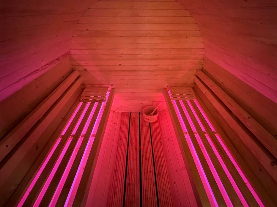 Sauna Ogrodowa Beczka Ruska Bania 2,5m Dowolna Konfiguracja Cenowa