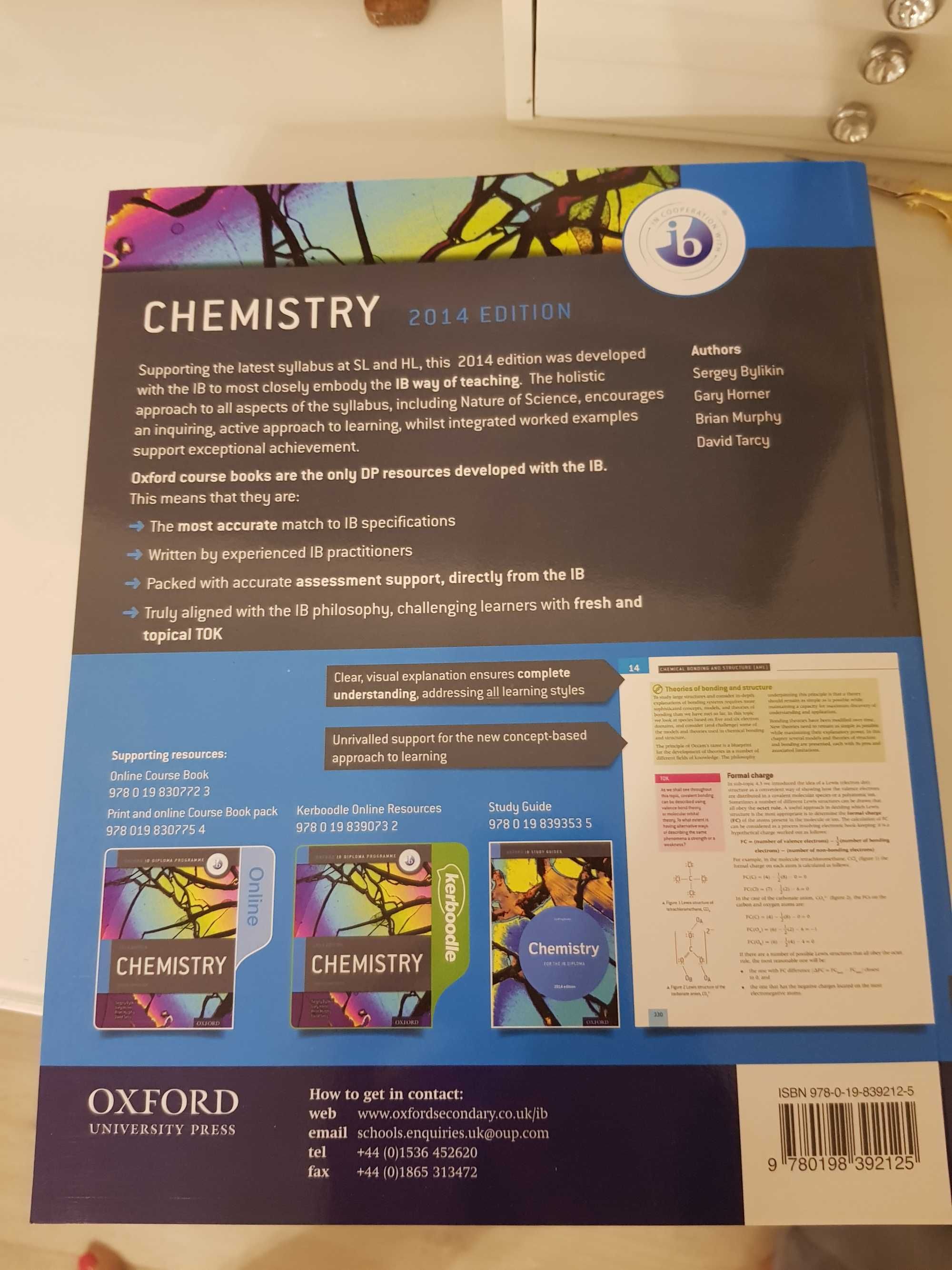 Chemistry course companion. Oxford Edition