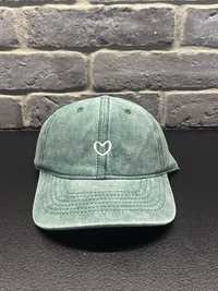 Nowa ciemno zielona czapka basic vintage unisex