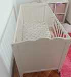Cama de bebé, branca
