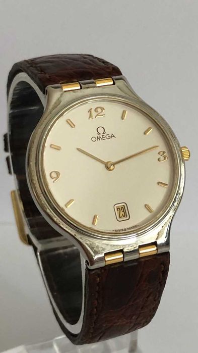 Omega Quartz, męski lub unisex, stylowy, super stan i dokładność chodu