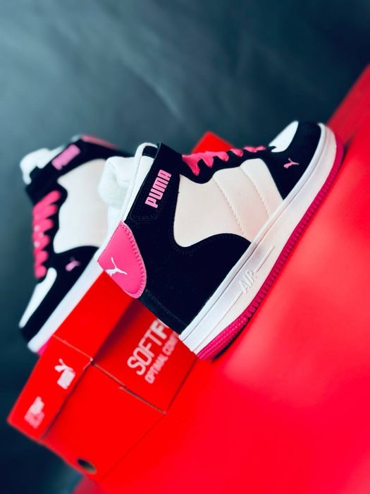 Хайтопы высокие кроссовки Пума зима / женские теплые кроссовки Puma