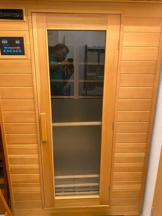 Sauna infrarot infrared na podczerwień 1 2 os LED kolory oparcia mp3