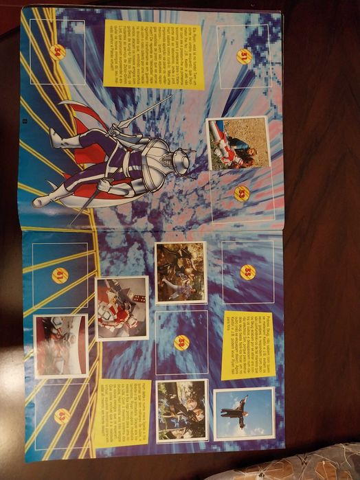 Caderneta Saban’s VR Troopers, Panini, antiga, vintage