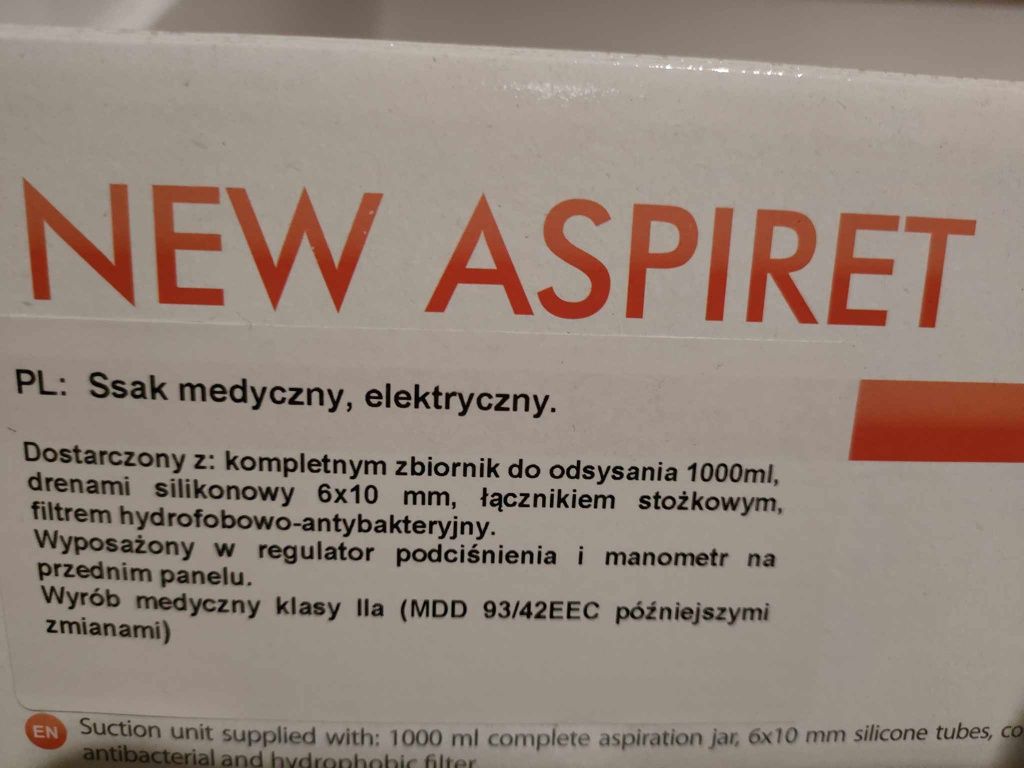 Ssak medyczny New Aspires