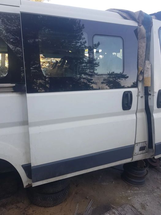 Ducato Boxer Jumper 06- Drzwi Przesuwne Boczne Szyba Uchylna - Kompletne  Ładne