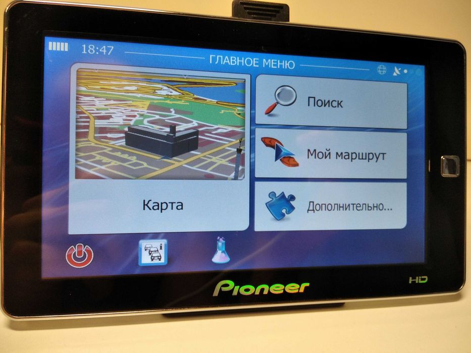 Грузовий навігатор Pioneer з картами IGO Європа, Азія, Україна 2025р.