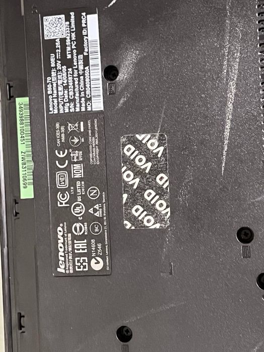 Ноутбук Lenovo Intel Core i3-4030U / 4 ГБ / 111 ГБ HDD