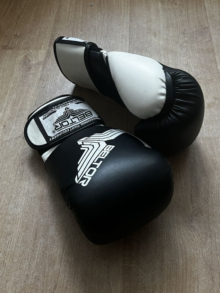 Rękawice bokserskie BELTOR 12oz – Black-White