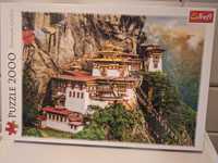 Puzzle 2000 elementów Trefl Tygrysie gniazdo Bhutan