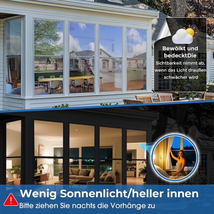 Folia Okienna Lustrzana UV 75x300 cm Termiczna Samoprzylepna