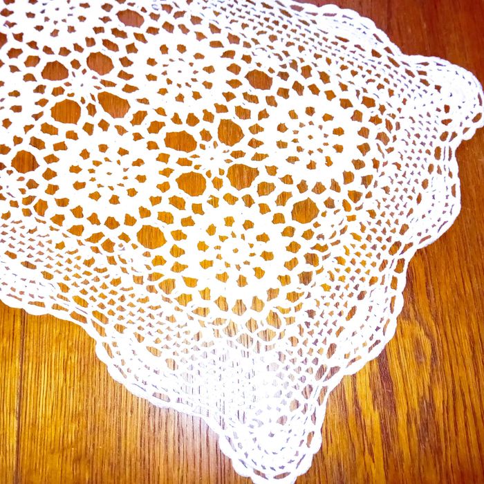 szydełkowy bieznik -90cm x30cm