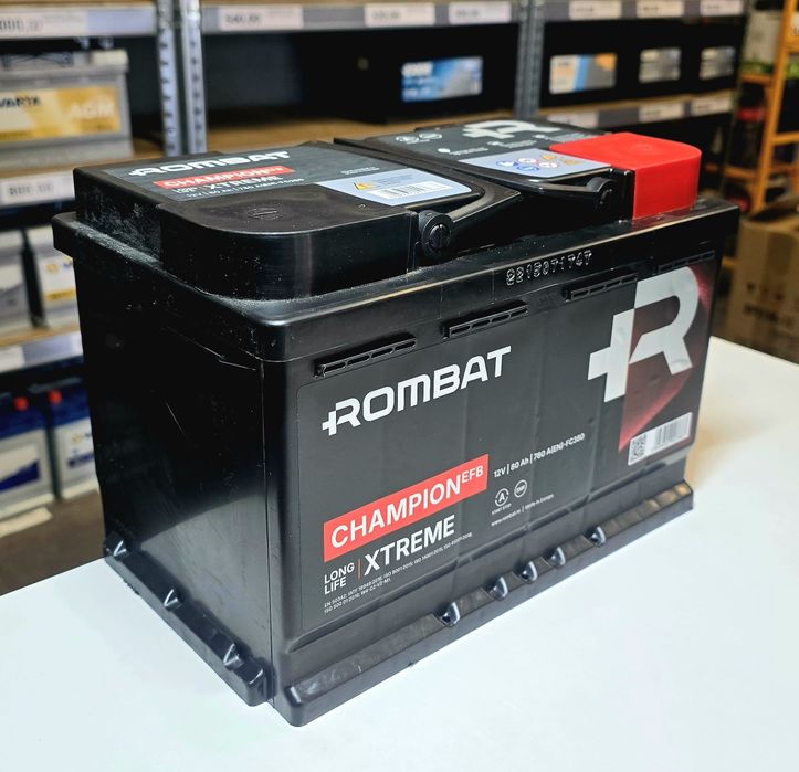 Akumulator ROMBAT Champion EFB 12V 80Ah 780A L3 nowy