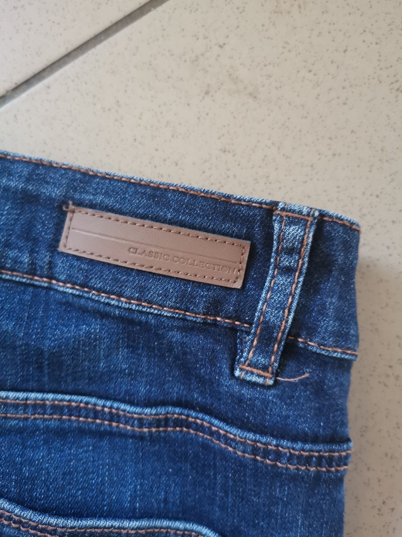 Klasyczne proste jeansy jeansowe prosta Nogawka straight wysoki stan